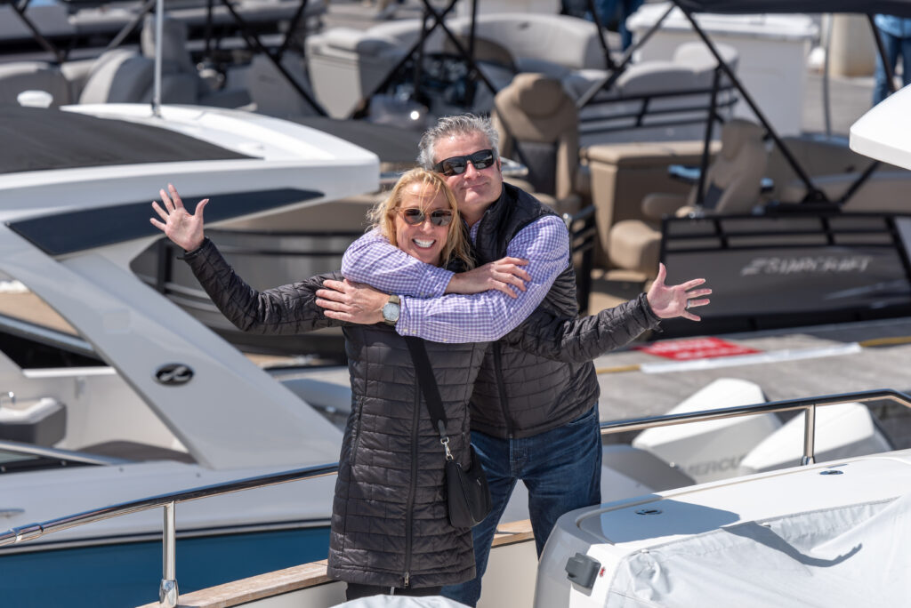 Couple at Bay Bridge Boat Show | JPG