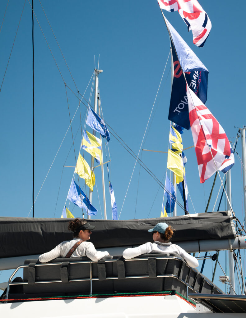 Attendees and flags | Athena Arnold Photography
