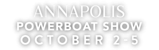 Annapolis Powerboat Show Logo White | PNG