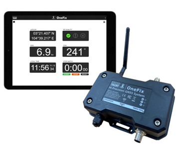 Onefix is Digital Yacht’s newly introduced hi-performance GNSS (global navigation satellite system) sensor. 