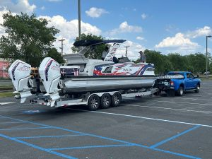 Chesdin Boat Sales will be exhibiting “America 250” Celebratory Boat